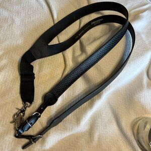 Nocona Black and Silver Suspenders with Metal Clips